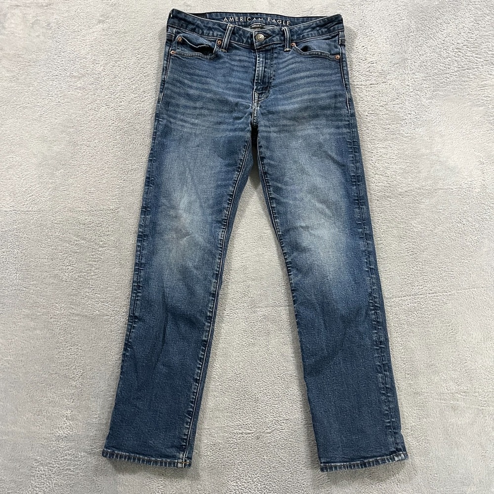 American Eagle Outfitters Original Straight Leg Jeans Men 30x30 (Fits 29x28)Blue